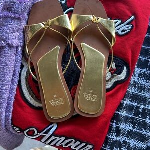 Zara Gold Women's Sandals